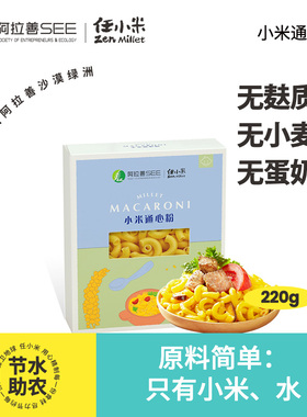 任小米儿童小米意大利面条通心粉无麸质无小麦速食儿童营养早餐