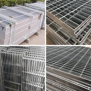 不锈钢网格网下水道隔栅排水地沟盖板方形踏步热镀锌钢格栅板定制