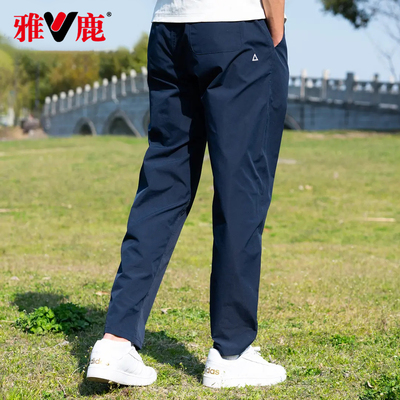 雅鹿男裤户外薄款休闲工装裤