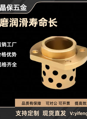 MPITZ 8-50 GOIZ E-MUIZ无油衬套 铜合金 引导式对边法兰型OFR12