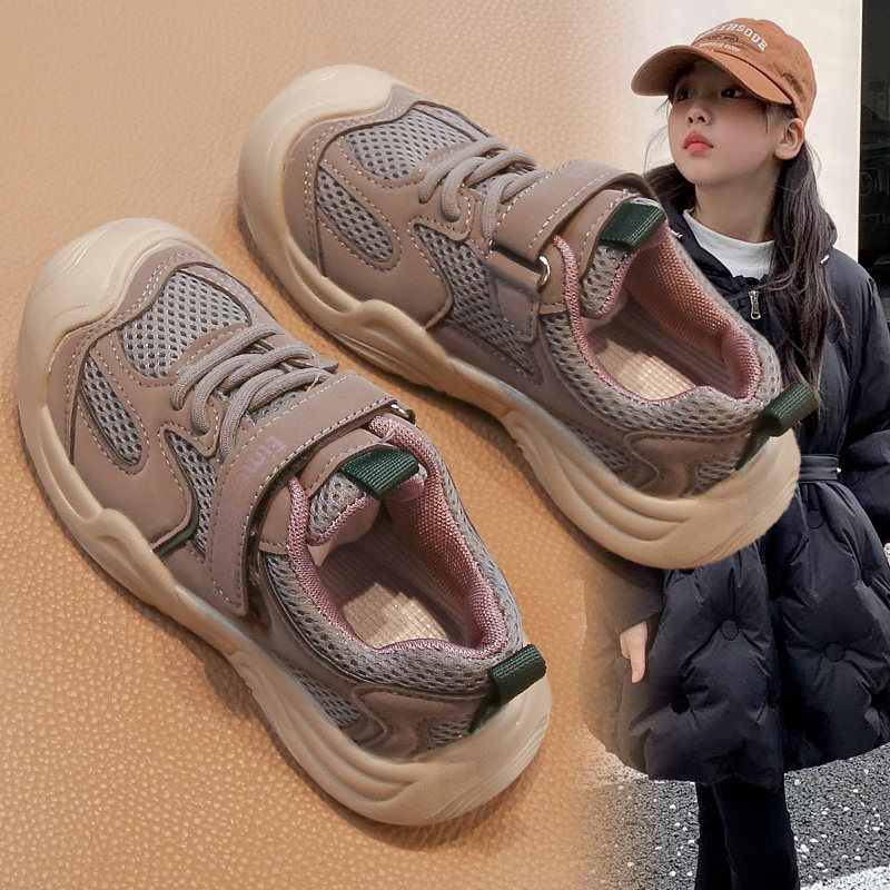 女童运动鞋2026秋季时尚新款儿童防滑耐磨休闲百搭跑步鞋中大童鞋