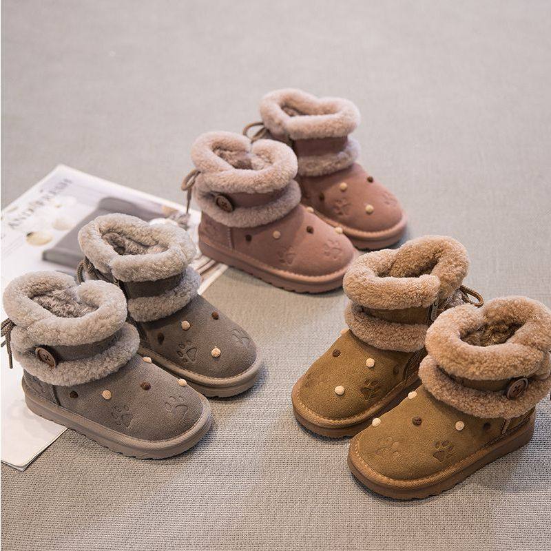 儿童雪地靴加绒加厚东北女童大棉鞋2026新款中大童雪地棉女孩冬鞋,童鞋/婴儿鞋/亲子鞋,棉靴,淘宝优惠券,粉丝福利购,淘宝优惠卷