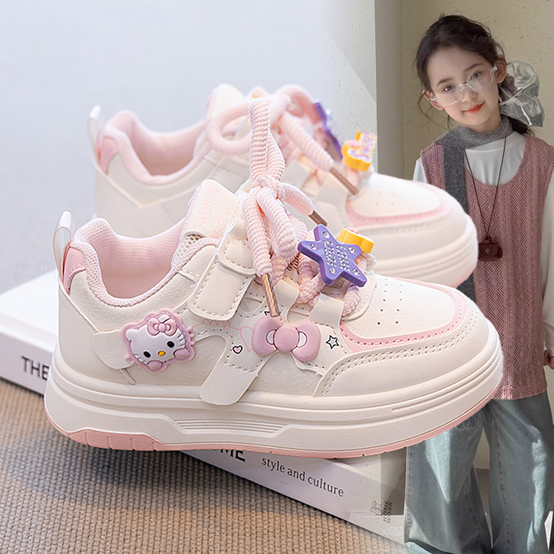 女童运动鞋2026秋季新款儿童软底小白鞋女孩学生爆款板鞋卡通百搭,童鞋/婴儿鞋/亲子鞋,运动鞋,淘宝优惠券,粉丝福利购,淘宝优惠卷