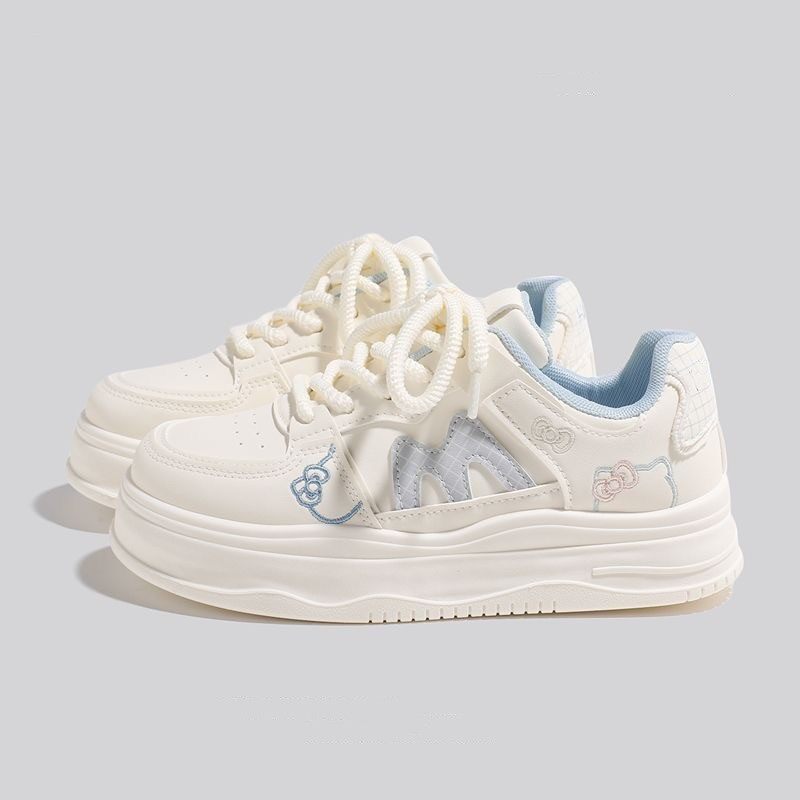 女童2026春秋新款软底甜美可爱板鞋女款学生小众洋气百搭小板鞋潮