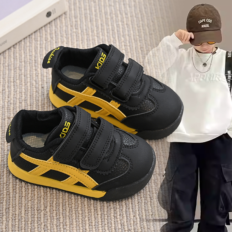 男童2026春秋新款小众潮酷个性德训童鞋小童宝宝百搭洋气运动鞋子