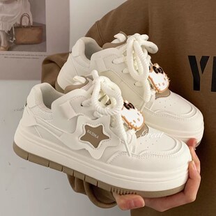 女童板鞋运动爆款百搭夏季儿童鞋子薄款女孩厚底2026洋气增高炸街