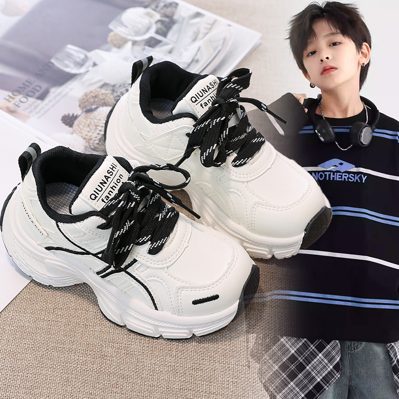 男童潮酷舒适运动跑步鞋中大童2026春秋新款时尚百搭软底老爹童鞋,童鞋/婴儿鞋/亲子鞋,运动鞋,淘宝优惠券,粉丝福利购,淘宝优惠卷