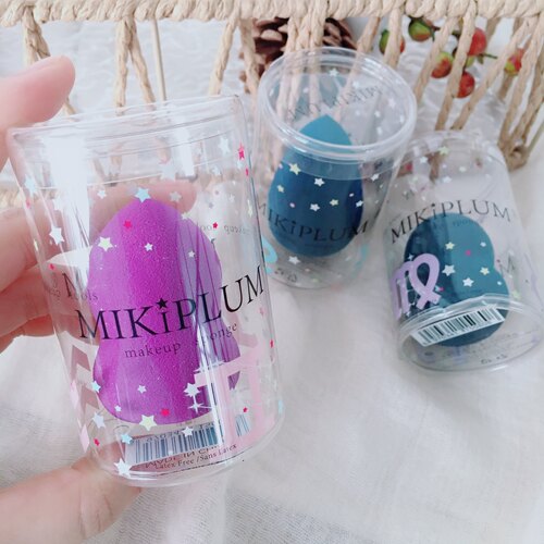 超实用美妆小物~MIKIPLUM葫芦水滴型柔软美妆蛋干湿两用美妆工具