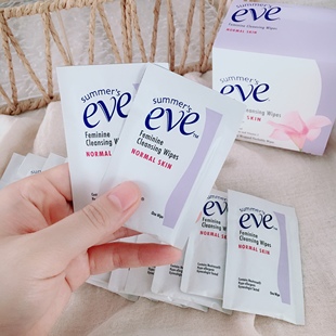 看日期！老版本夏依女性清洁湿巾清新净味温和私处湿巾16片/盒