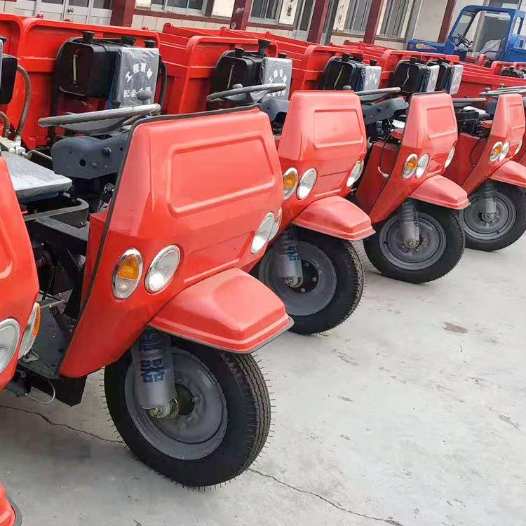 时风五征同款工程柴油三轮车 自卸翻斗车 农用建筑工地三马子车