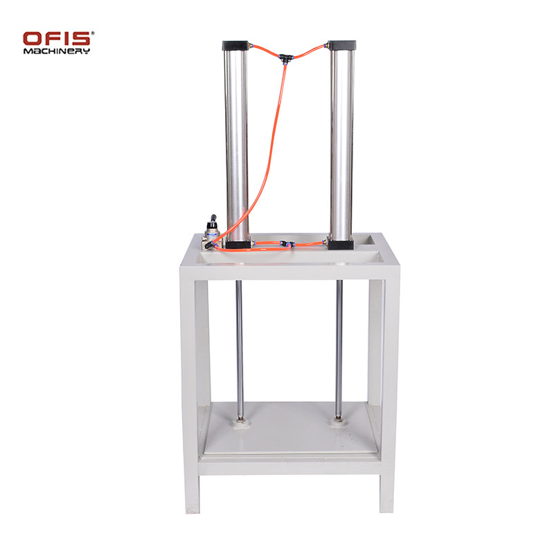 气动压平机操作简单双气缸办公票据书芯压平机