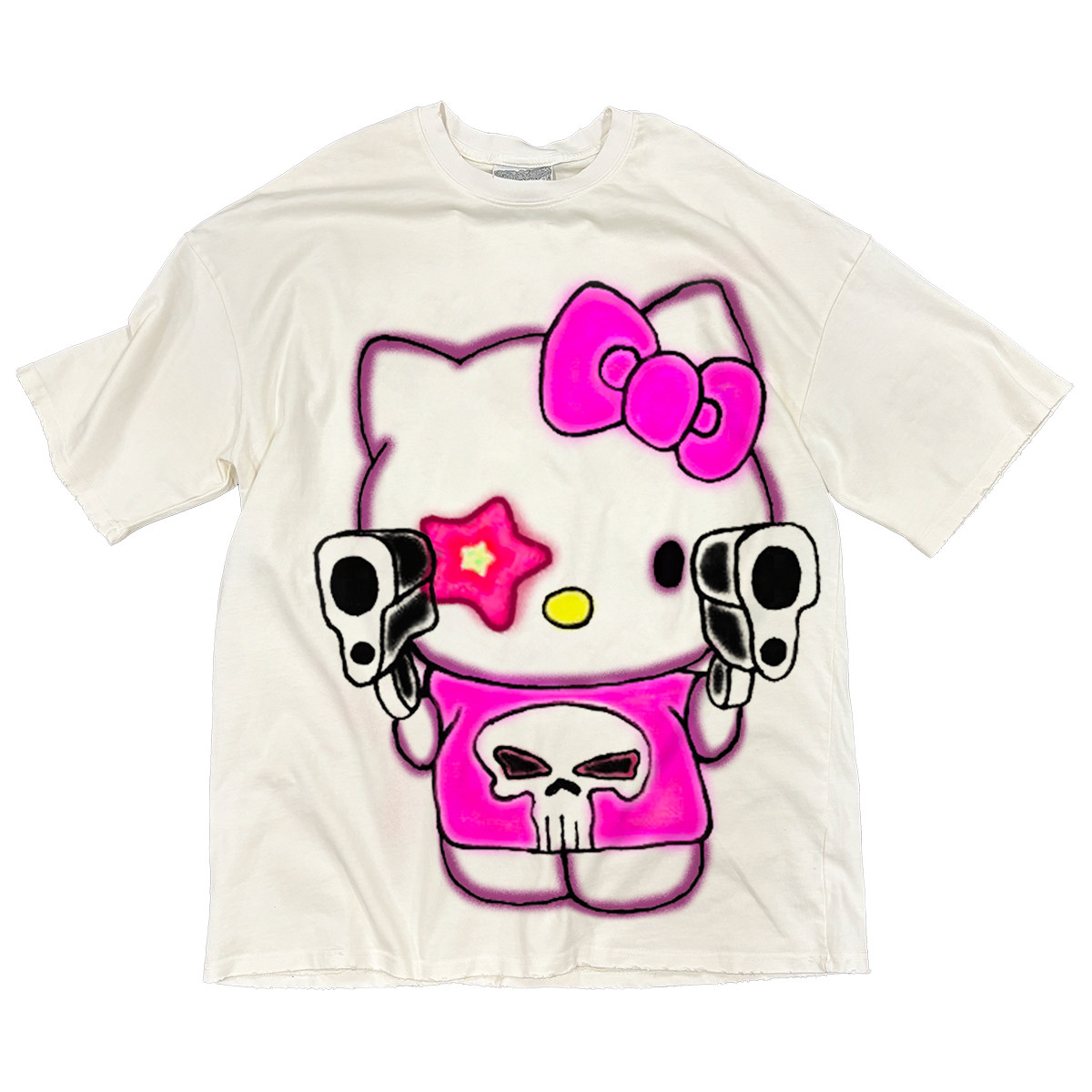 hello kitty创意短袖基础款Basic model可爱cute哥特女孩gothgirl