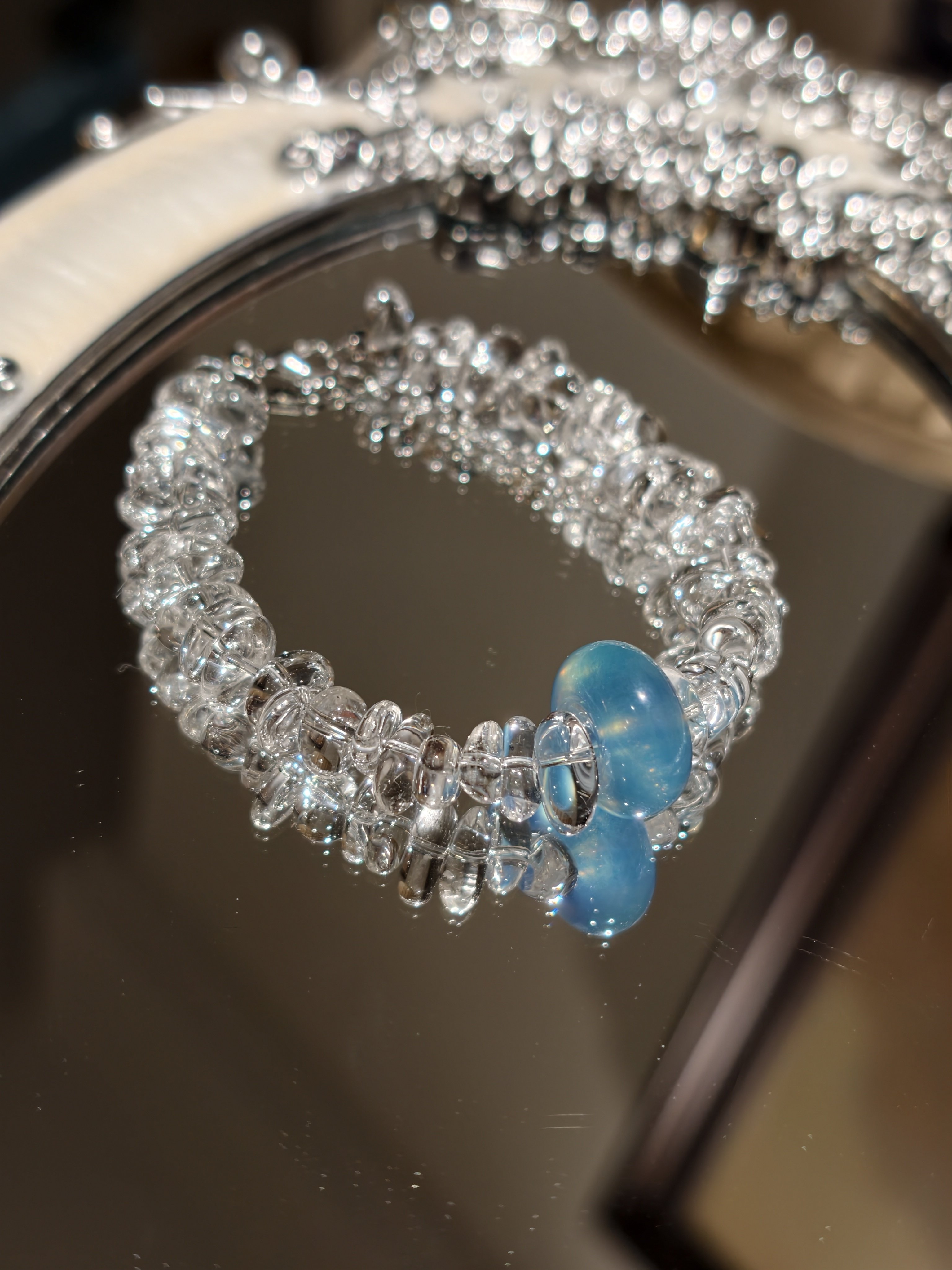 Dreamer饰品天然白水晶手链女小众设计感高级轻奢送闺蜜新年礼物