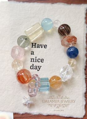 Dreamer饰品原创设计天然水晶多宝手串女设计感高级轻奢送闺蜜