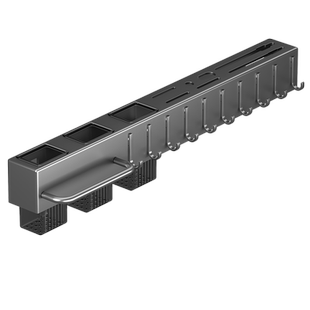 不锈钢刀架厨房刀具用品置物架筷笼一体收纳架筷子筒壁挂式免打孔