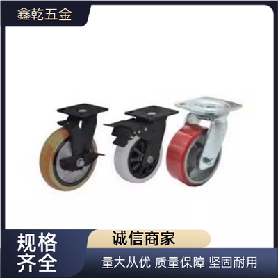 CEL21-D100/125/150-P/N/U/UA 美式底板重载脚轮五金双刹