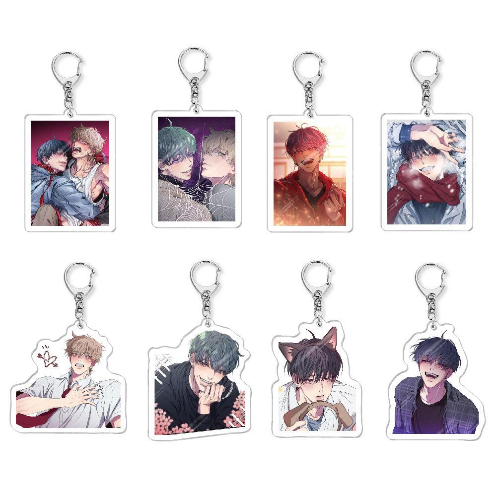 负面恋情 泰允 在民 动漫 二次元周边校园亚克力钥匙扣小饰品挂件