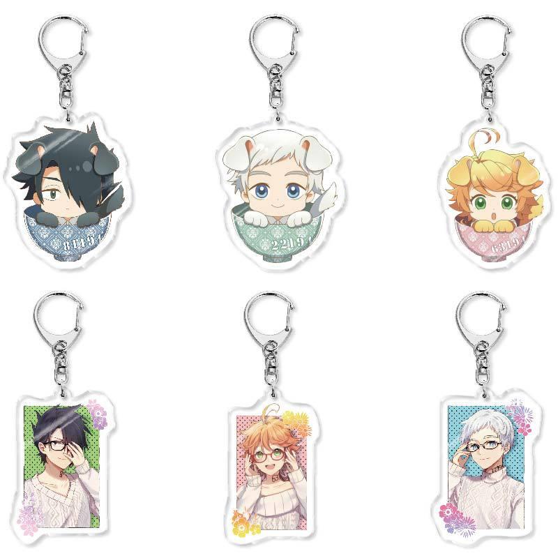 约定的梦幻岛 艾玛诺曼雷动漫周边亚克力钥匙扣可爱挂件学生校园