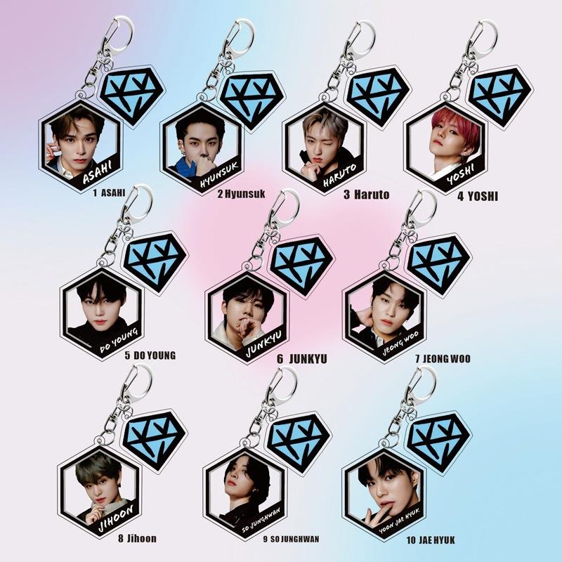 TREASURE周边崔玹硕Yoshi朴志焄윤재혁朴炡禹亚克力钥匙扣910