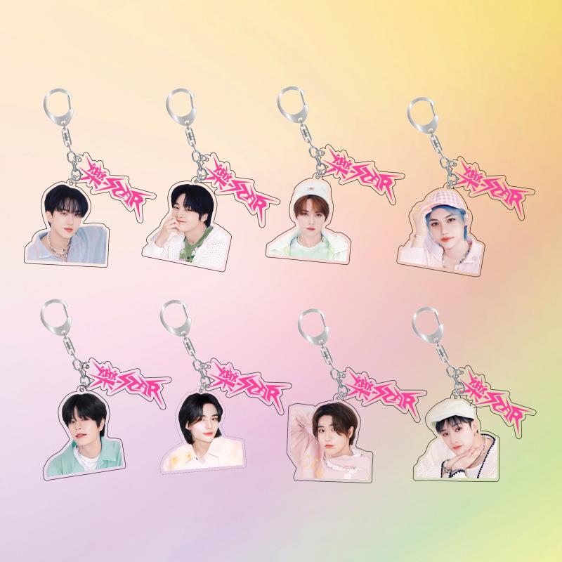 韩国男团StrayKids风格周边黄铉辰李龙馥樂专辑周边钥匙扣841