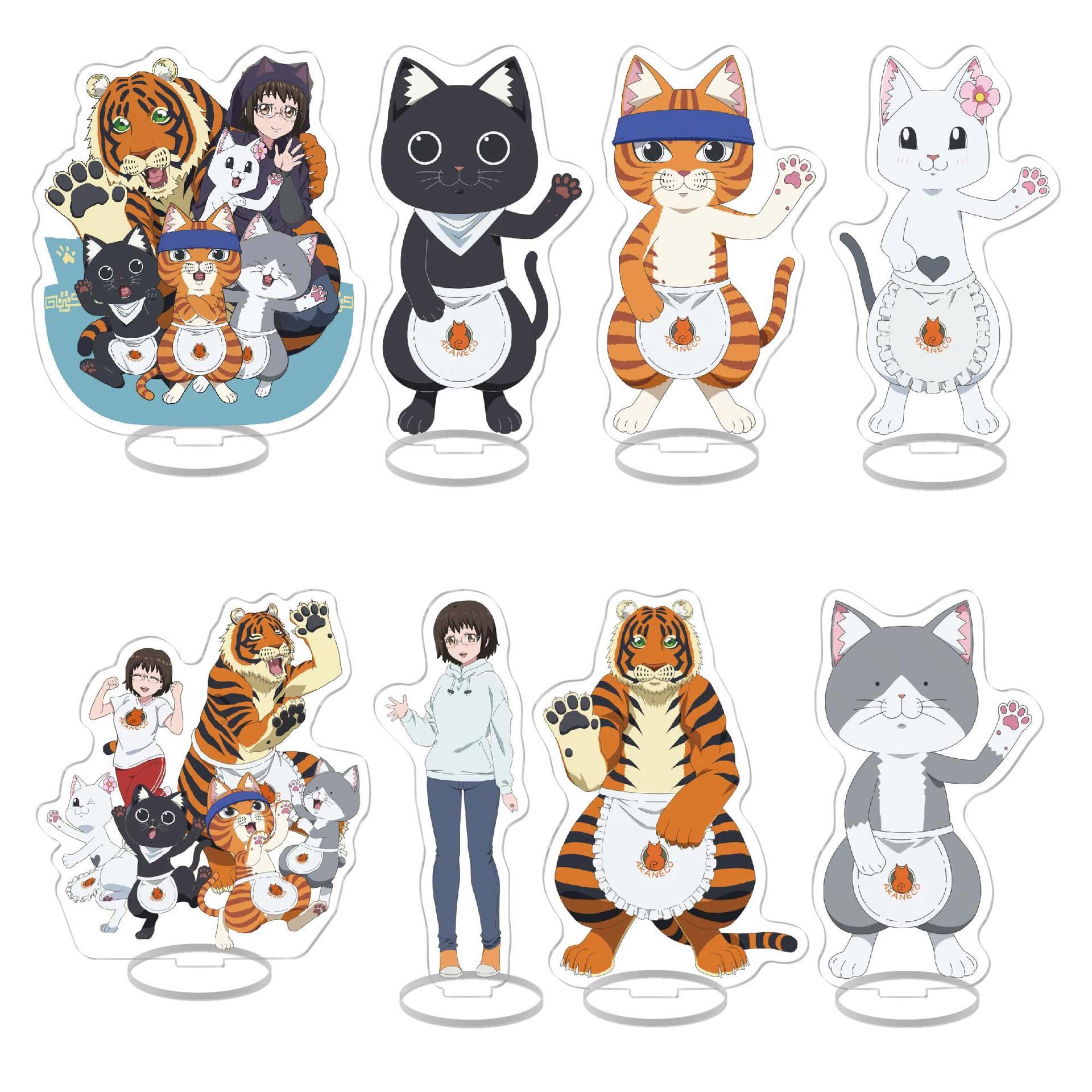 动漫亚克力立牌周边拉面赤猫 社珠子 文藏 佐佐木布丁摆件创意