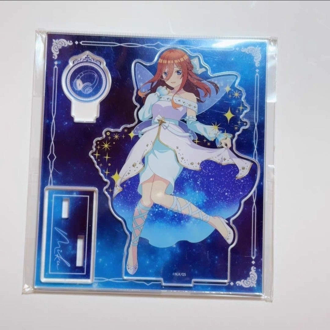 五等分的花嫁日漫花仙子立牌自制中野三玖双插同款亚克力桌面摆件