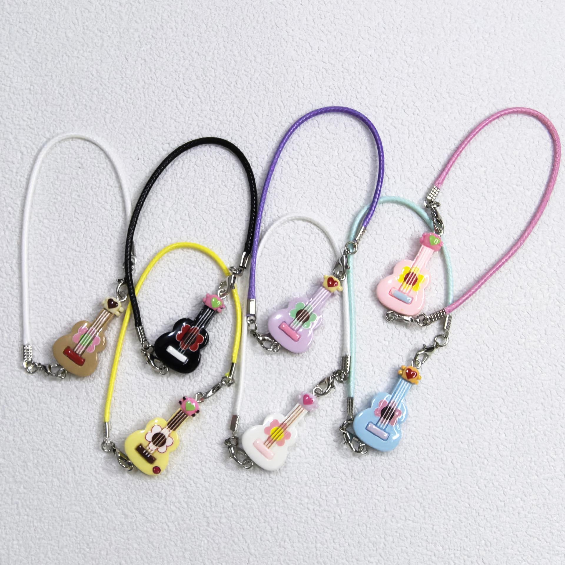 labubu挂件娃娃屋微缩迷你吉他