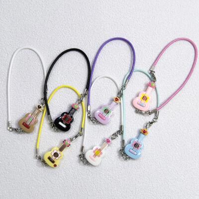 labubu挂件娃娃屋微缩迷你吉他