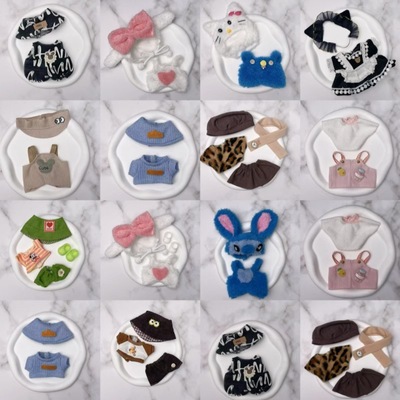 labubu衣服17厘米娃衣适用拉布布