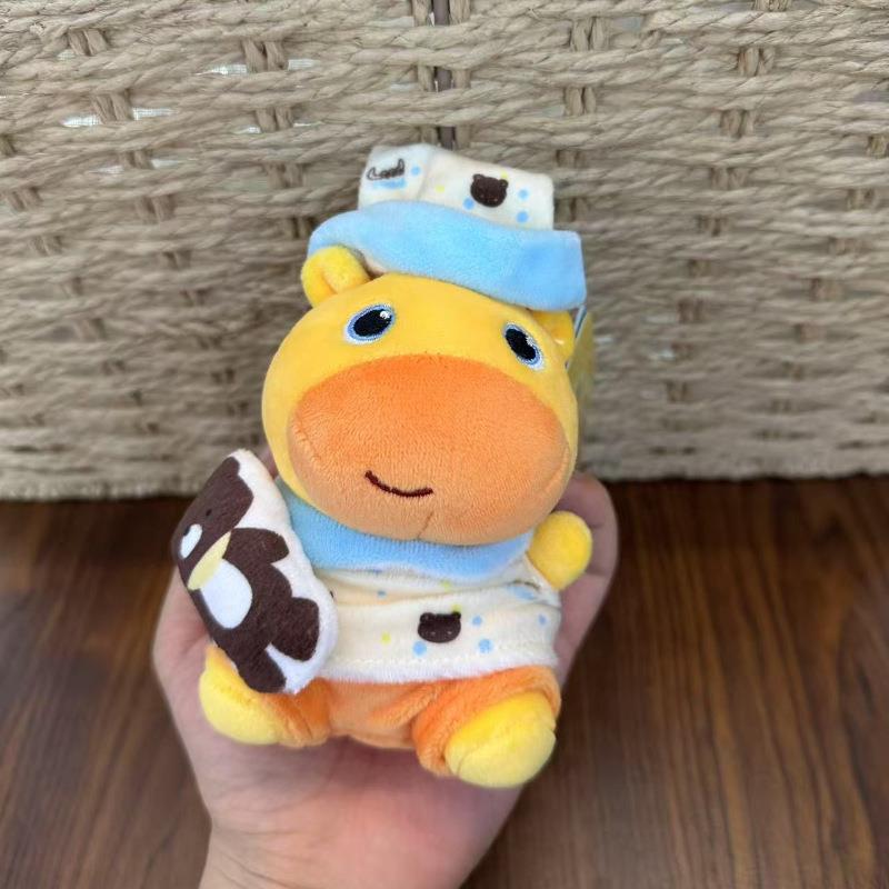 水豚噜噜娃衣套装原创可爱10cm