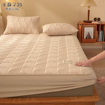 床罩防尘盖布夹棉床笠单件加厚全包床罩床垫保护罩防尘床单套防滑