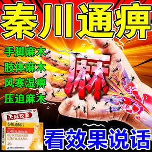 秦川通痹天麻胶囊片官方旗舰店正品祛风除湿手脚麻木通经络止痛药