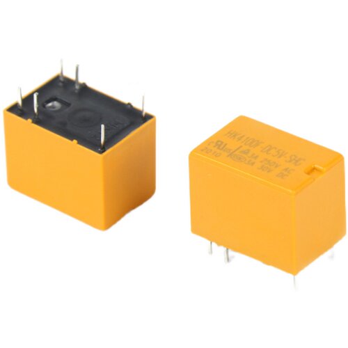 HK4100F-DC5V-SHG 微型继电器 6六脚 250V 3A 一组转换 一开一闭