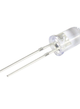 (20个)5mm透明外壳发暖白色光 浅黄色 淡黄色 LED发光二极管灯珠