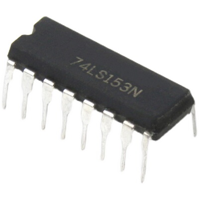 直插74LS153 DIP-16双4选1数据选择器信号开关编解码器SN74LS153N