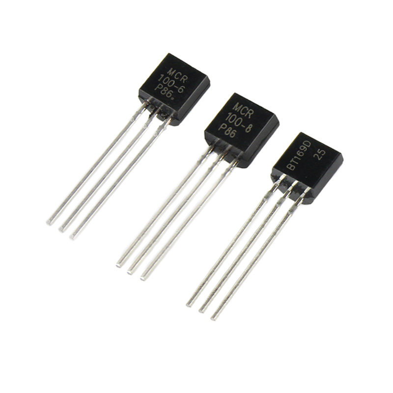 单向可控硅MCR100-6/MCR100-8/BT169D晶闸管三极管 插件TO-92直插