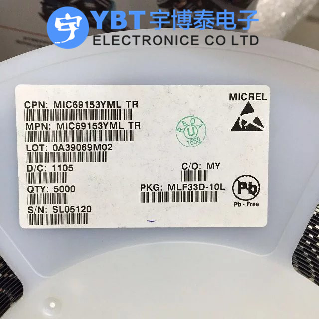 MIC69153YML DFN-10封装 全新IC芯片 稳压器