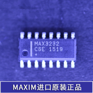 进口原装MAX3232CSE+T MAX3232 RS-232接口IC MAXIM SOP-16