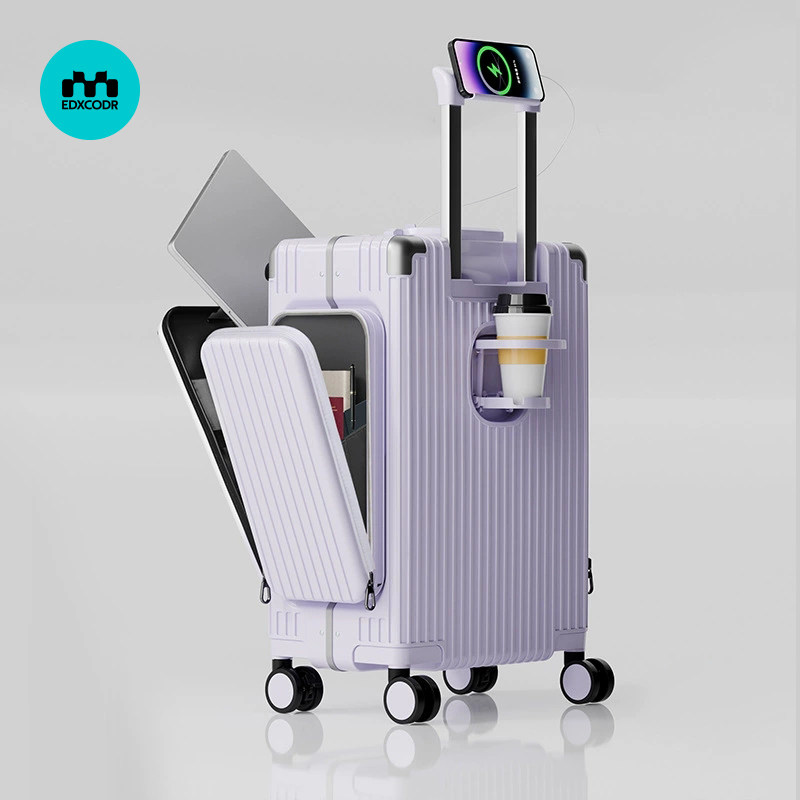 20寸登机行李箱前开盖2025新款