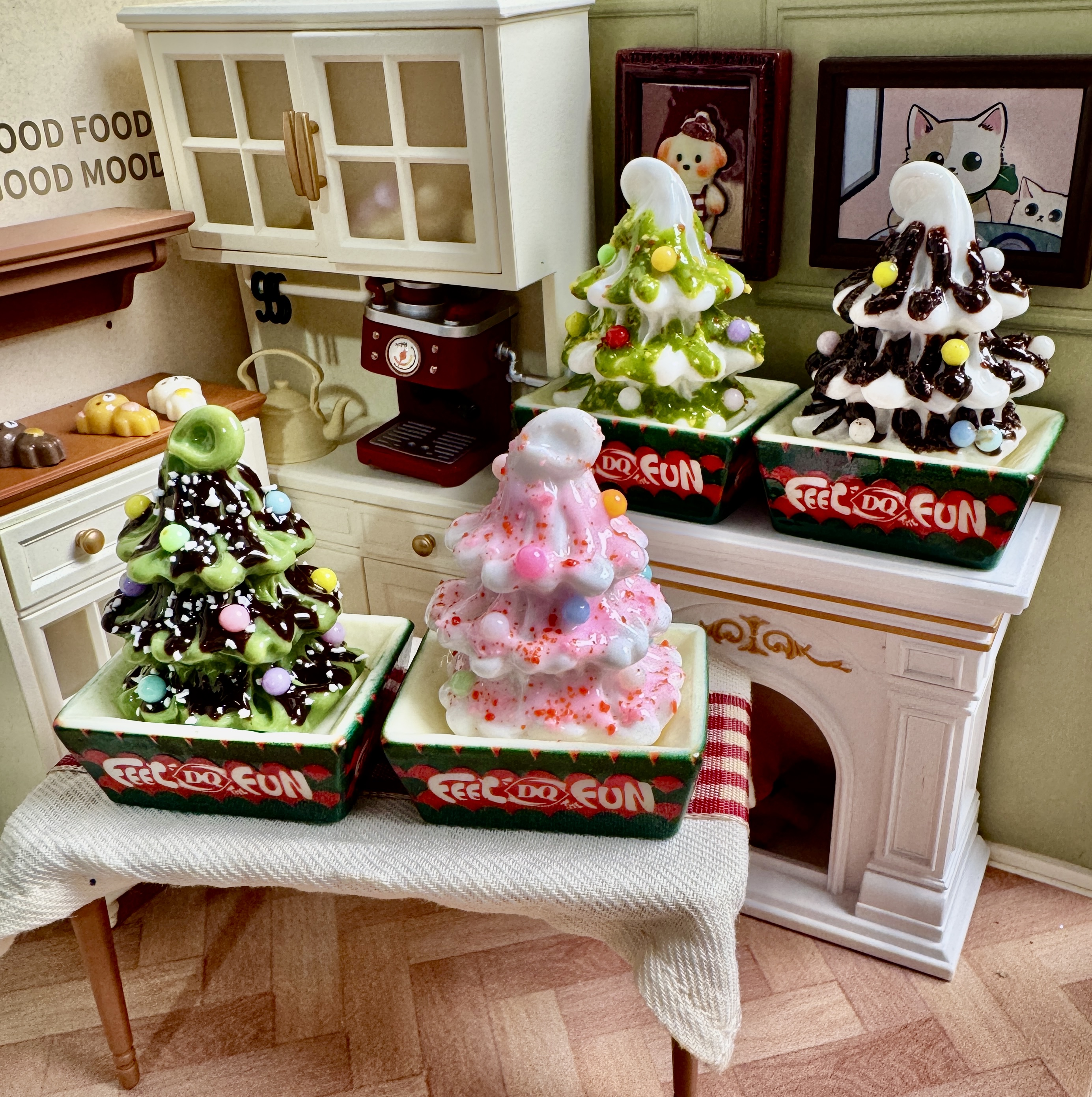 【11月新品】A定制直播同价仿真微缩食玩摆件diy手工饰品树脂配件