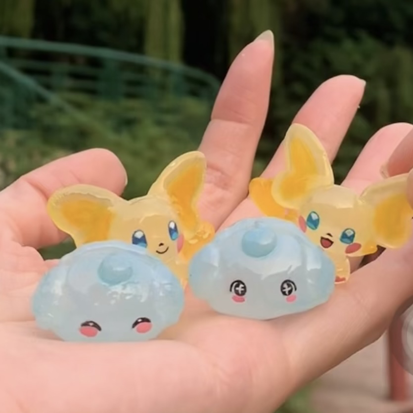 小红书同款微缩迷你蛋仔派对神奇艾比米亚眠眠云水捏捏可爱小玩具