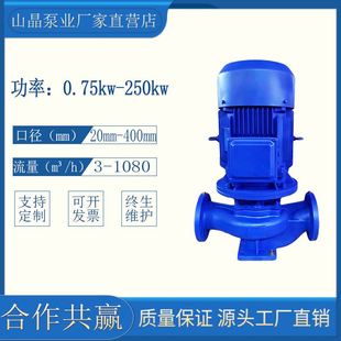 立式 ISG65 125 100 150 IRG 125热水增压循环泵 大流量卧室ISW