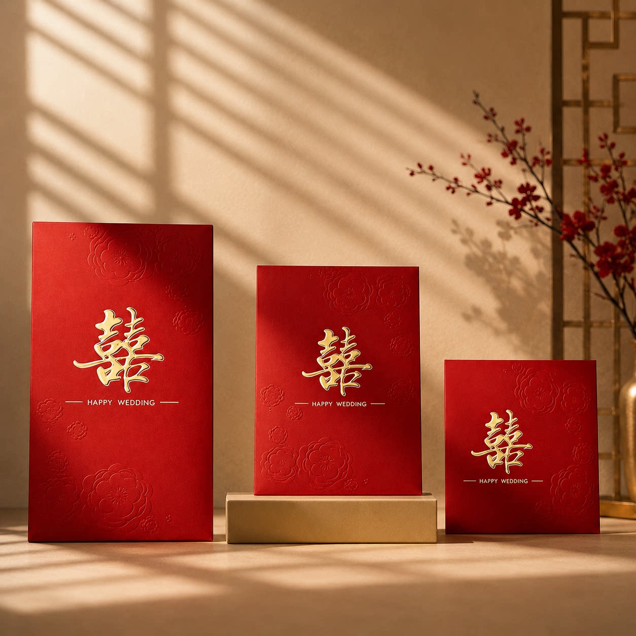 2026新款高档喜字婚礼利是封图片