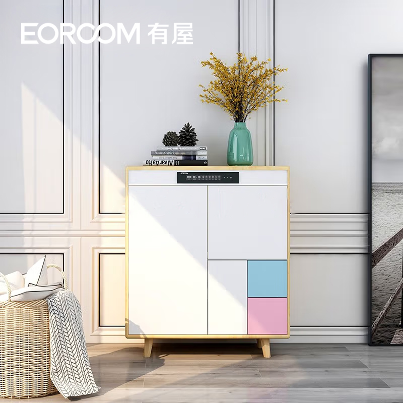 有屋小智智能鞋柜 实木带储物抽屉多层收纳鞋柜 北欧杀菌除臭除湿