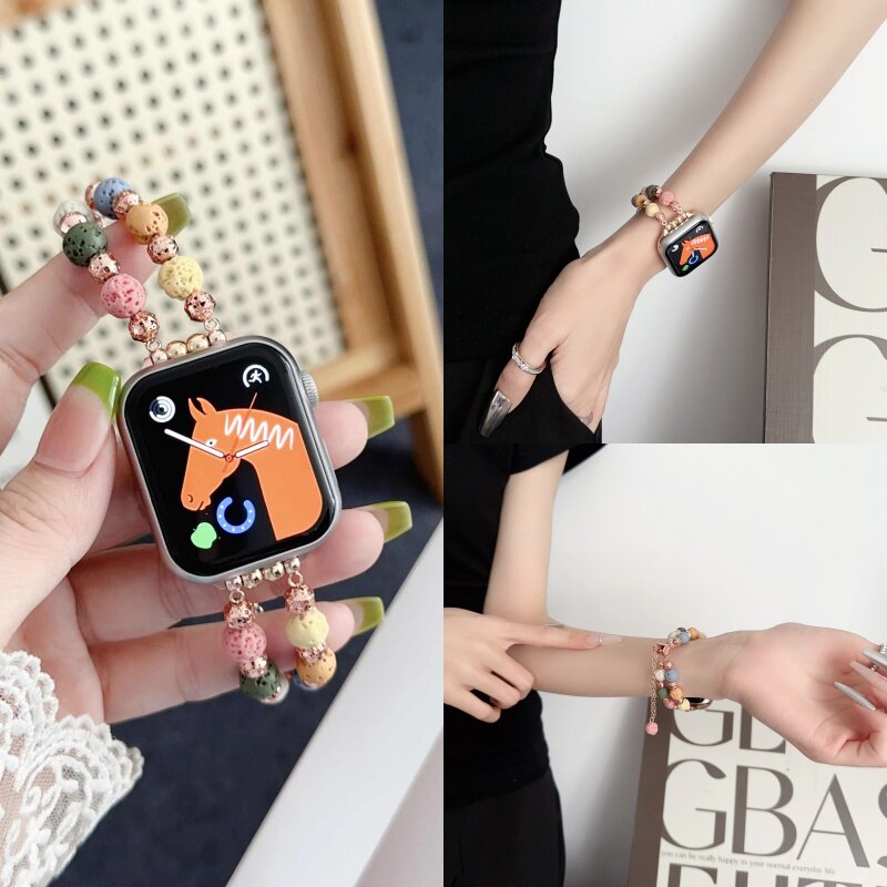 娅妃儿珊瑚海星串珠iwatchs9/s8图片