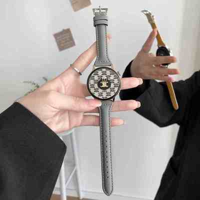 娅妃儿Forerunner24针扣真皮表带