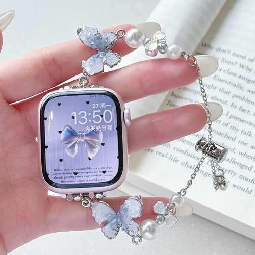 华强北表带s7手链41mm表链SE2