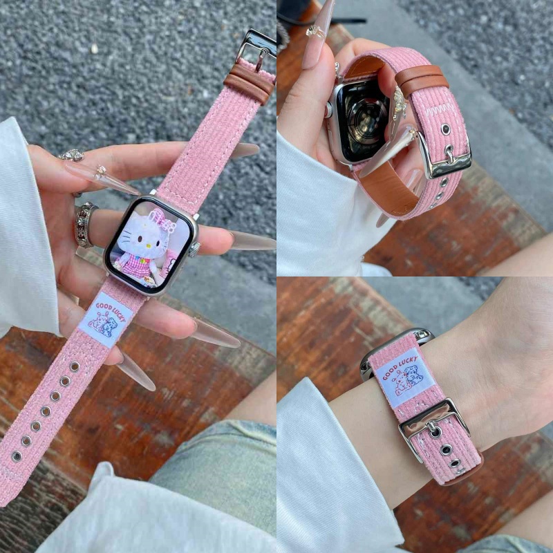 S10表带iwatchS8灯芯绒表带ultra