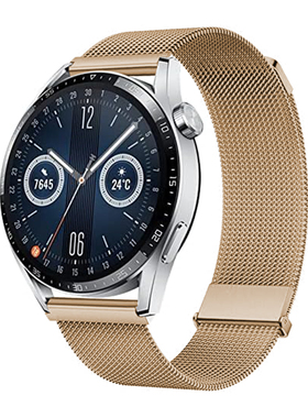 适用华米GTR4表带GTR3PRO米兰双节磁吸米动青春版智能手表1/2/3代钢带GTR2/3夏天透气GTS2/4mini金属替换腕带