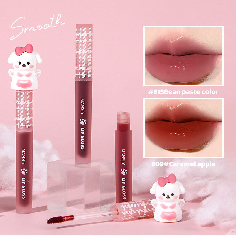 新款推荐mansly雾面液体口红哑光不沾杯唇彩唇釉